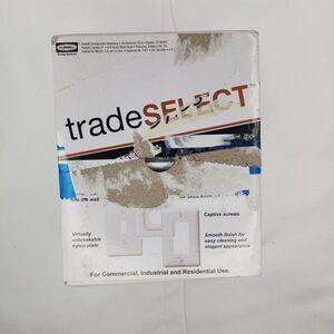 Decorator Wall Plate 1 Gang  Select Medium White NPJ26W  BOX (25)